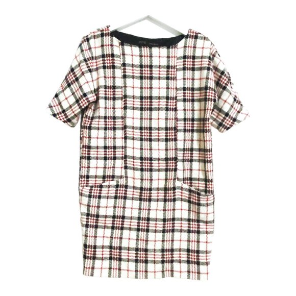 Zara Tartan Plaid Mini Dress, Size‎ S - Picture 2 of 12